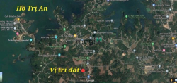 Cần bán lô đất full thổ cư, đường bê tông, dân đông, view hồ Trị An.