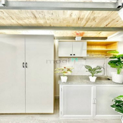 Ban công Studio, Duplex full nội thất tối đa 4 người, gần Đầm Sen, VHU