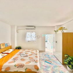 Ban công Studio, Duplex full nội thất tối đa 4 người, gần Đầm Sen, VHU