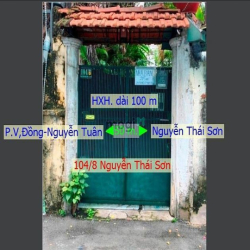 Bán nhà vườn 215m2/13 tỷ, 104/8 Nguyễn Thái Sơn. P.03,  (ngay Bv.175)