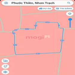 Bán  đất  xã Phước  Thiền  Nhơn  Trạch  ĐN 1263m2  giá 800tr/công