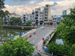 Cho thuê nhà 8m Trường Sa, P12,Q3, 350M2, 85tr làm nhà hàng, quán nhậu