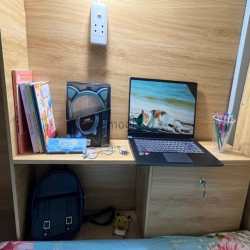 KÍ Túc Xá Ốp Gỗ Rất Đẹp ngay Sư Vạn Hạnh