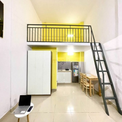 Duplex gác cao - Full 100% nội thất - Không gian rộng rãi thoáng mát.