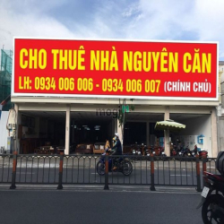 Cho Thuê Nhà Mặt Tiền Số 136 Đường Quang Trung, * DT: 20m X 60m, SUỐT