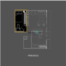 Cho thuê căn hộ 2PN 80m2 đường Lâm Văn Bền Q7