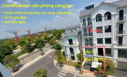 Cho thuê nhà phố căn bìa Vinhomes hoàn thiện cao cấp trung tâm phố bộ