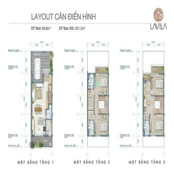 Bán biệt thự liên kế Lavial GD2 5.5x17.6, 2 lầu, sổ hồng, giá 9ty8