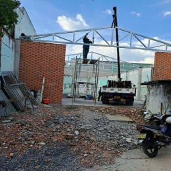 Bán nhà xưởng hơn 200m2, ngang 10m - đường 6m thạnh lộc quận 12 - chủ