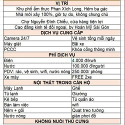 🔥🔥Căn Hộ FULL NT FREE DỊCH VỤ_KHU PHAN XÍCH LONG_Q1_Q3_Bình Thạnh