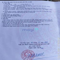 Bán lô đất rộng đẹp (5x75) số 350/54 Lê Đức Thọ, P16, Gò Vấp mặt tiền