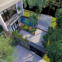 Bán Villas thô hồ bơi siêu đẹp KDC Nam Phan DT 286m2 giá 30 tỷ em Nhi