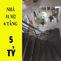 ✔️  Nhà Hoàng Văn Thụ P.9 Phú Nhuận - 31m2 - 6 tầng - 5 tỷ