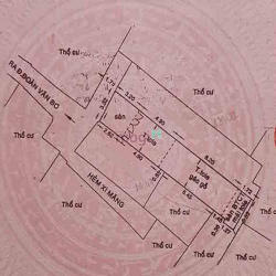 Nhà nát. 8tr/tháng. 60m2. KT 3.5mx18m, nở hậu. Tiện xây Căn Hộ Dịch Vụ