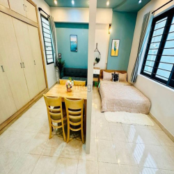Cho thuê căn hộ 1pn 50m2 full 100% nt. Ngã tư Hàng Xanh, Điện Biên Phủ