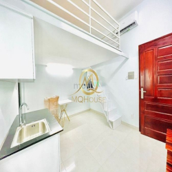 Phòng Gác Mới - Studio gần Văn Lang CS3 - rộng thoáng thang máy