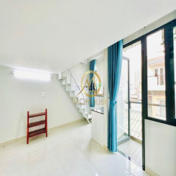 Phòng Gác Mới - Studio gần Văn Lang CS3 - rộng thoáng thang máy