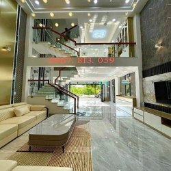 Nhà đường thông TX 25, DT:5x12M, Lửng, 3Lầu, 4PN, 6VS, Gara xe hơi