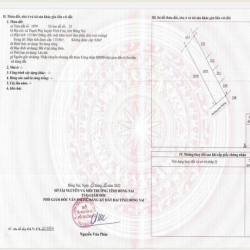 Bán Nhanh Đất Thổ Cư 100% Sổ Riêng,Gần Ngã 3 Trục 16 Cổng Sau Changsin