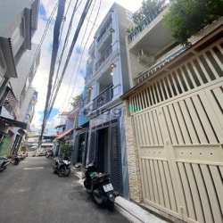 Bán nhà 4 tầng, HXH Phan Tây Hồ, P7, 38m2, 7.6 tỷ TL