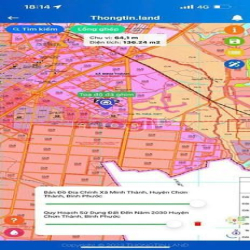 ✅Đất Thị Xã Chơn Thành - đường nhựa 18 mét - ngay trung tâm sát KCN