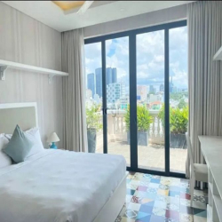 Penthouse 2PN Ban Công_Full NT Indochine_Hồ Bơi Ngay P17 Gần Hàng Xanh