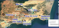 Bán nhanh lô đất 3277m2 Hòa Thắng, kế bên Vingroup, đối diện Bàu Trắng
