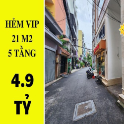 ✔️  Nhà Hẻm kinh doanh Khu vip Phan Xích Long - 21m2 - 5 tầng - 4.9 tỷ