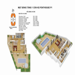 Penthouse 421m trung tâm cầu giấy toà nhà   Discovery Complex