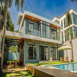 Biệt Thự Thảo Điền Nguyễn Văn Huỏng 800 m có hồ bơi riêng , nhà mới xâ
