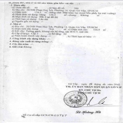 Bán căn hộ dịch vụ 4 lầu 16 phòng (6x25) 269/45 Phan Huy Ích Gò Vấp