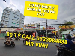 NGỘP - 20m Mặt Tiền Lê Văn Khương Hiệp Thành Quận 12 TPHCM CÓ 80 tỷ