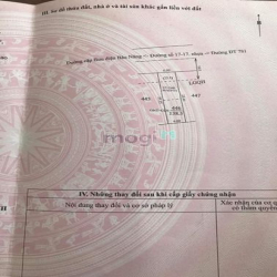 Bà dì kẹt tiền cần bán miếng đất mặt tiền đường trường chinh  6 x24 tc