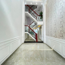 Nhà đường thông TX 22, DT:4X14M, Lửng, 3Lầu, 4PN, P/thờ, Sân thượng