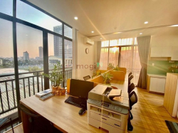 Cho thuê VĂN PHÒNG ĐẸP đầy đủ thiết bị gần Cầu Rồng giá rẻ 7tr/th