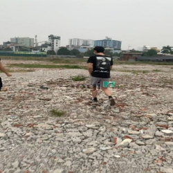 Cho thuê đất mặt phố Lý Sơn 12000m2 - 77m MT, 300 triệu, làm kho xưởng