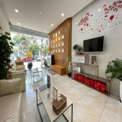 Bán tòa nhà góc 2mt Phường Võ Thị Sáu, Q3, H+8 tầng