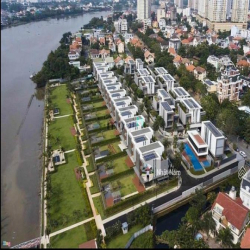 Bán biệt thự mặt sông đường Nguyễn Văn Hưởng, Thảo Điền 400m2 trệt 3 l