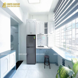 Căn hộ full nội thất có máy giặt riêng ban công cửa sổ lớn ở  quận 1
