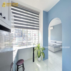 Căn hộ full nội thất có máy giặt riêng ban công cửa sổ lớn ở  quận 1