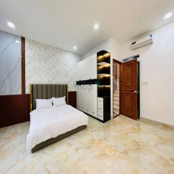 Căn hộ Studio ban công, Full nội thất_ngay Nơ Trang Long, ĐH Văn Lang