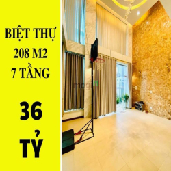 ✔️  Biệt Thự ngay Công Viên Phú Nhuận - 208m2 - 7 tầng - 36 tỷ