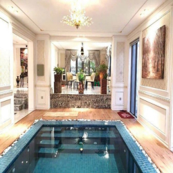 Cho thuê căn góc Biệt thự đơn lập Nam Thông có hồ bơi, 5PN nhà cực đẹp