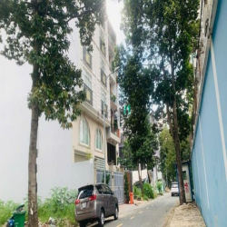Bán Tòa nhà mt p Thạnh Mỹ Lợi. khu Huy Hoàng. Hầm Trệt Lửng 3 Lâu ST