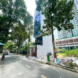 Bán Tòa nhà mt p Thạnh Mỹ Lợi. khu Huy Hoàng. Hầm Trệt Lửng 3 Lâu ST