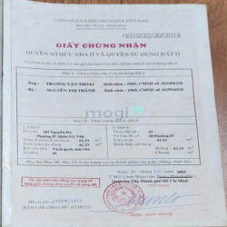 Bán nhà mặt tiền rẻ 4 tầng Số 103 Nguyễn Du P7 Gò Vấp (ĐH Công Nghiệp4