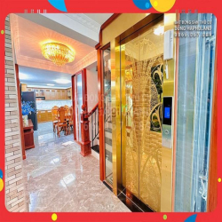 Gv. nhà căn góc, mới, đẹp, ngang 20m, 4t, có thang máy, tặng nội thất