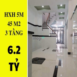 ✔️  Nhà HXH 5m Đinh Bộ Lĩnh P.26 Bình Thạnh - 45m2 - 3 tầng - 6.2 tỷ