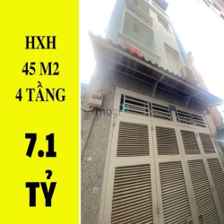 ✔️  Nhà Hẻm xe hơi Trường Sa P.13 Phú Nhuận - 45m2 - 4 tầng - 7.1 tỷ