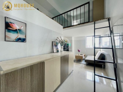 Cho thuê căn hộ full nội thất gác cao mới 100% ngay Đầm sen